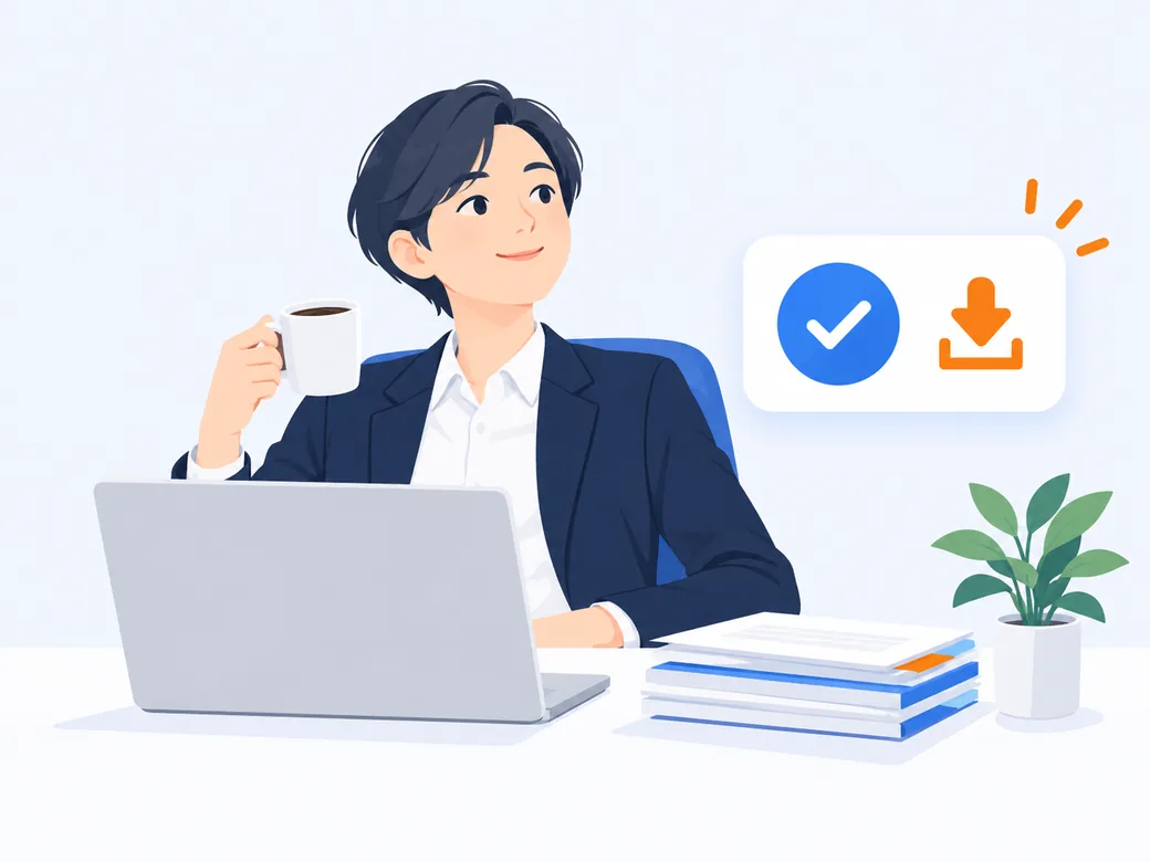 入稿を終えてくつろぐ人